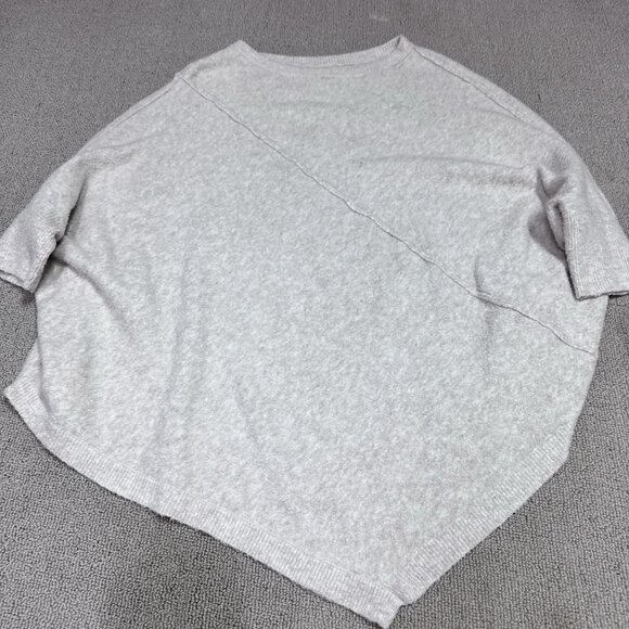 Lou & Grey Sweater Beige Short Sleeve Pullover Women’s Size Medium - Picture 9 of 11